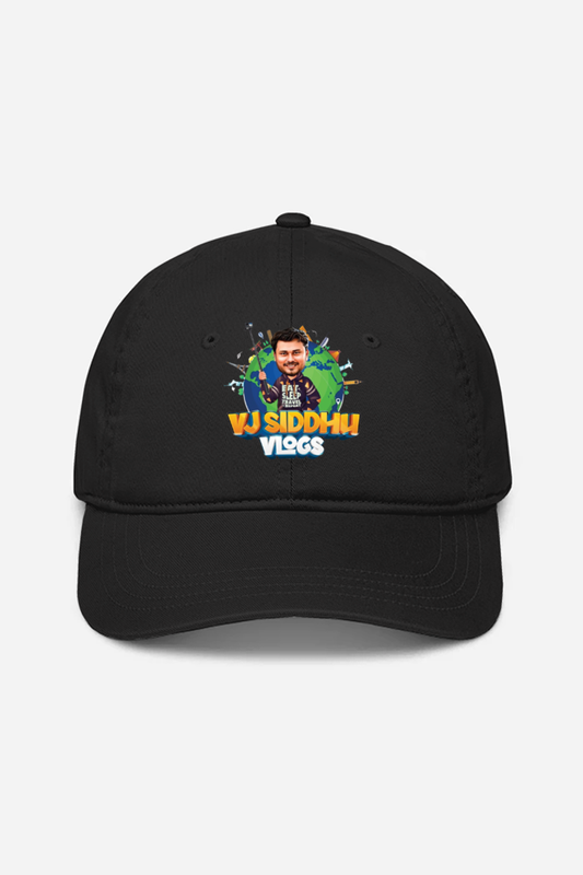 VJ Siddhu Vlog logo printed Baseball cap